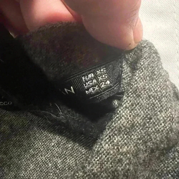 Zara Woman’s Gray wool blend Midi Dress Size xs - Picture 5 of 10